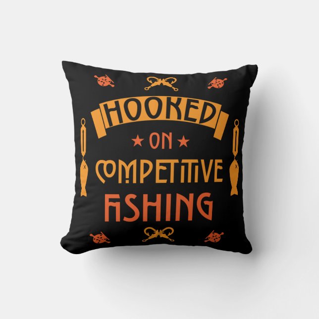 Coussin Cadeaux de pêche compétitifs (Recto)