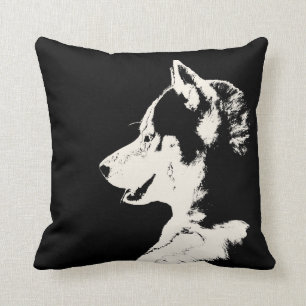 Coussin Cadeaux enroués de Malamute de chien de traîneau