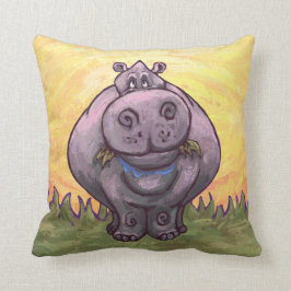 Coussin Cadeaux et accessoires d'hippopotame