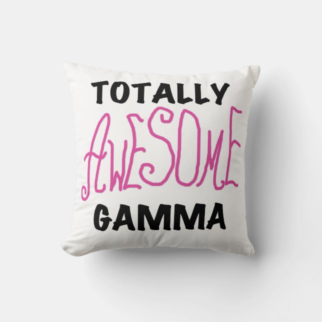 Coussin Cadeaux Gamma Rose Totalement géniaux (Recto)