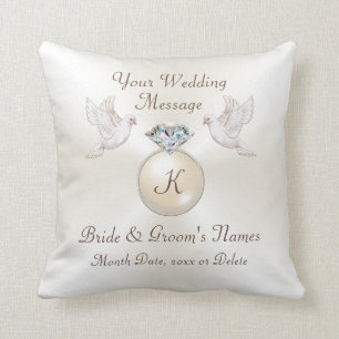Coussin Cadeaux personnalisés, Inséparables, Mariage