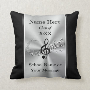 Coussin Cadeaux personnalisés pour les étudiants en musi