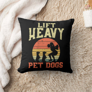Coussin Cadeaux pour femmes haltérophiles Soulever des chi
