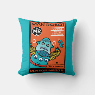 Coussin Cadeaux Robot Pour Anniversaire Ou Mariage C À Deu