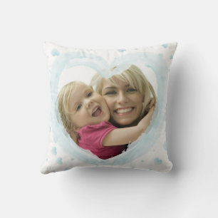 Coussin Cadre photo Bonne fête des mères aquarelle