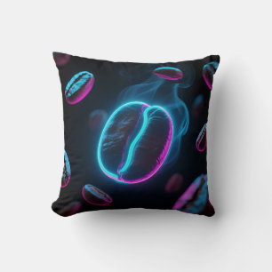 Coussin Café en grain énergie Neon Glow