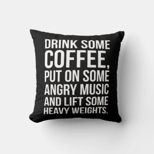 Coussin Café, Musique en colère, Poids lourds - Entraîneme
