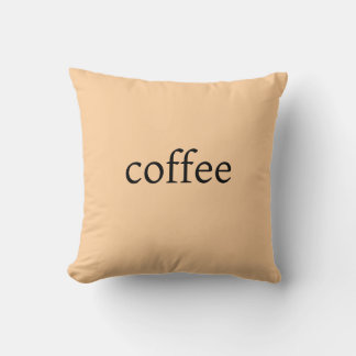 Coussin Café Vibes Crème Jeu d'oreiller