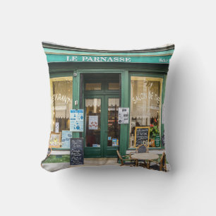 Coussin Cafés français : Versailles scène cosy.