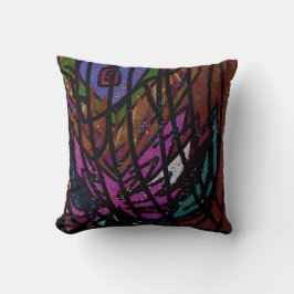 Coussin Caged Heart Throw Pillow