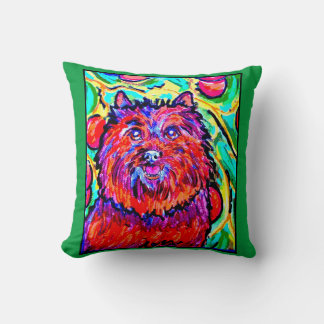 Coussin Cairn Terrier - Apples Fair par Julien Alee