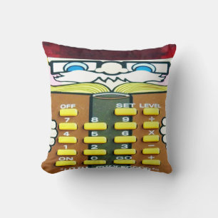 Coussin Calculatrice vintage pour enfants