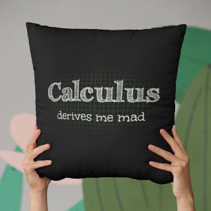 Coussin Calculus Me Dérive Mad Math Humour