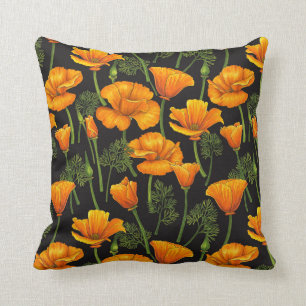 Coussin California poppy