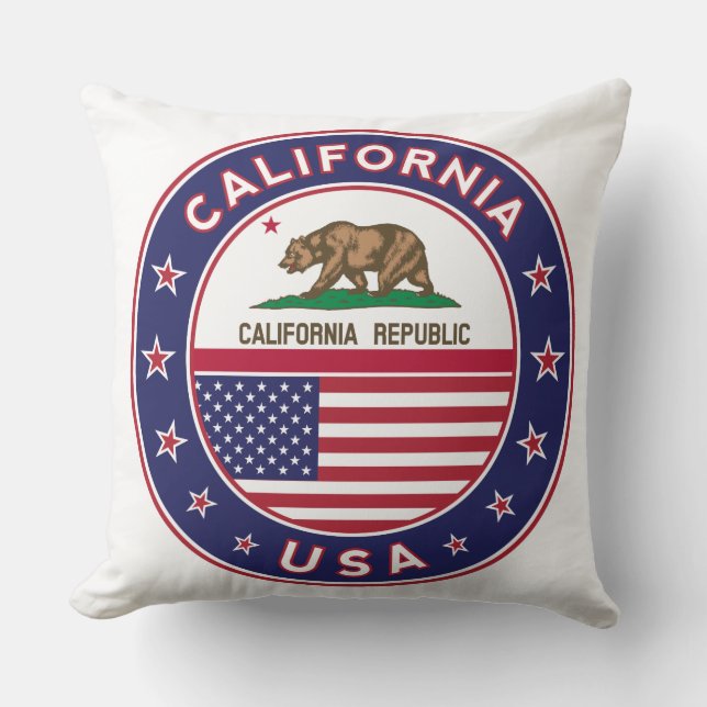 Coussin Californie (Recto)