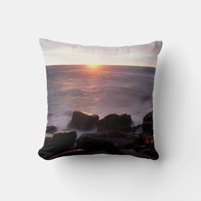 Coussin Californie, San Diego, Sunset Cliffs, Sunset 2 (Recto)