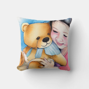 Coussin Câlins à un ours