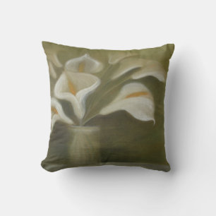 Coussin Calla Coupe Les Fleurs Dans Un Vase Artistique Enc