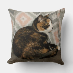 Coussin Callie Cat sur Sofa