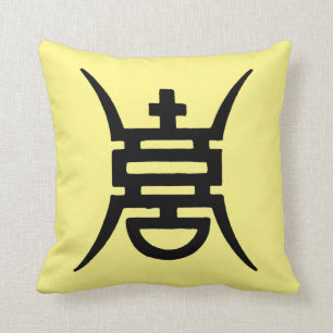 Coussin Calligraphie : Chinois