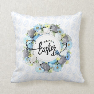 Coussin Calligraphie des couronnes de Pâques