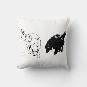 Coussin Calme de l'ombre citrouille — Retriever Duo