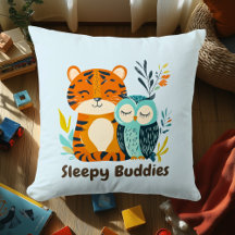 Camarades Endormis Tigre & Hibou | Amis Animaux Do