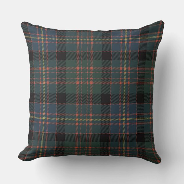 Coussin Cameron de Erracht Plaid écossais antique Tartan (Recto)