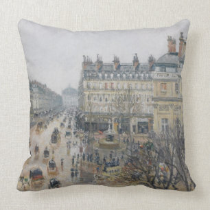Coussin Camille Pissarro Place du Theatre Francais, Pari
