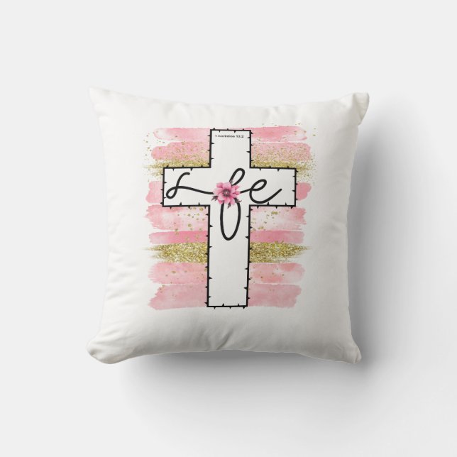 Coussin Camisas cristianas fe (Recto)