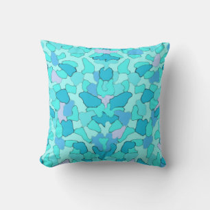 Coussin Camo Aqua