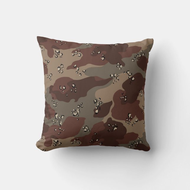 Coussin Camo Brown (Recto)