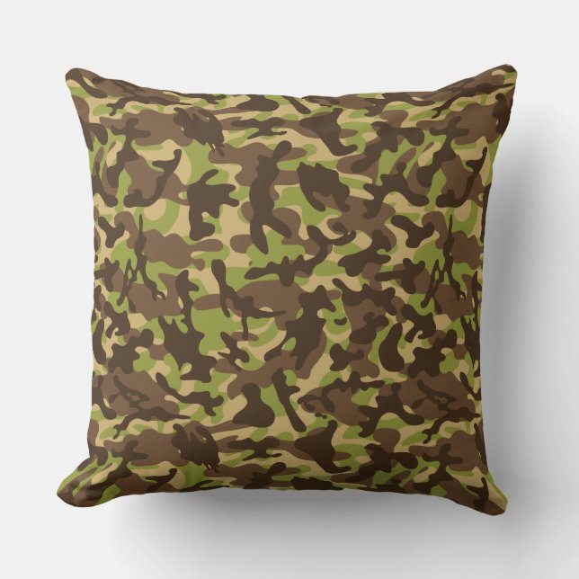 Coussin Camouflage Cascade (Recto)