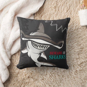 Coussin Camouflage de requin en tête de marteau