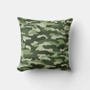 Coussin Camouflage vert