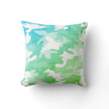 Camouflage vert à dégradé Turquoise