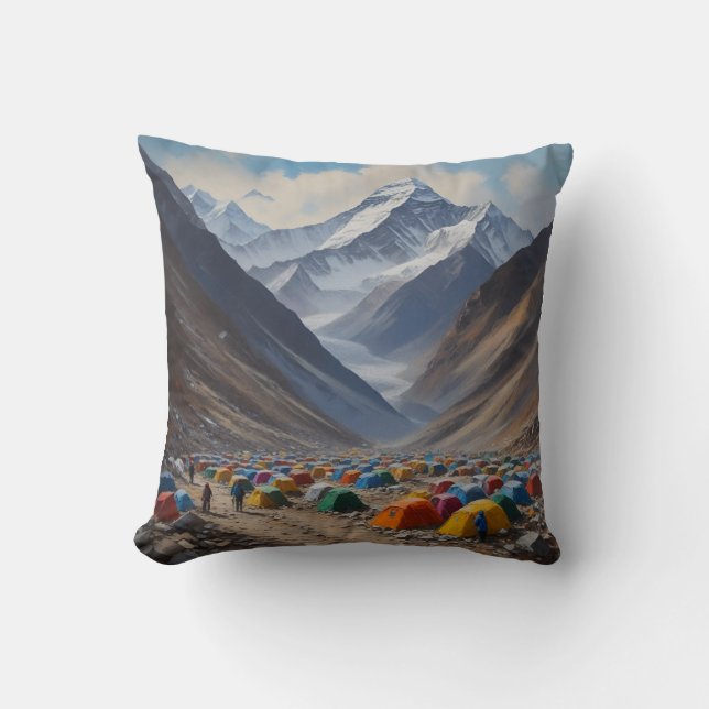 Coussin Camp de base du Mont Everest, Népal (Recto)