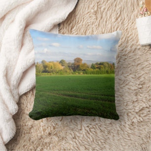 Coussin Campagne d'automne en anglais - Thon personnalisé