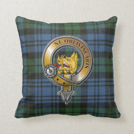 Coussin Campbell Tartan & Badge