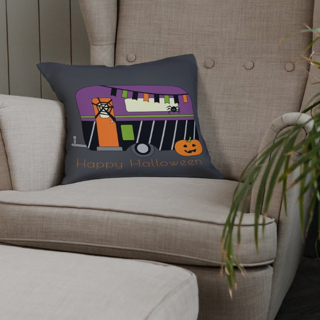 Coussin Camper RV Halloween (Créateur téléchargé)