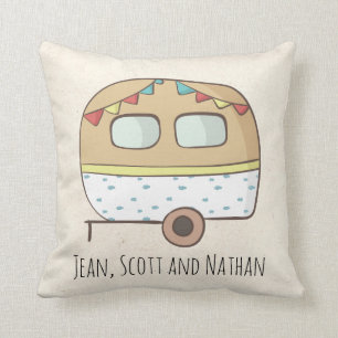 Coussin Camper RV Noms Personnalisés Camper RV Camper Camp
