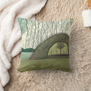 Coussin Camping calme et paisible