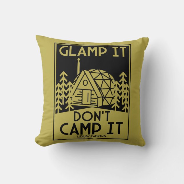 Coussin Camping de Luxe (Recto)
