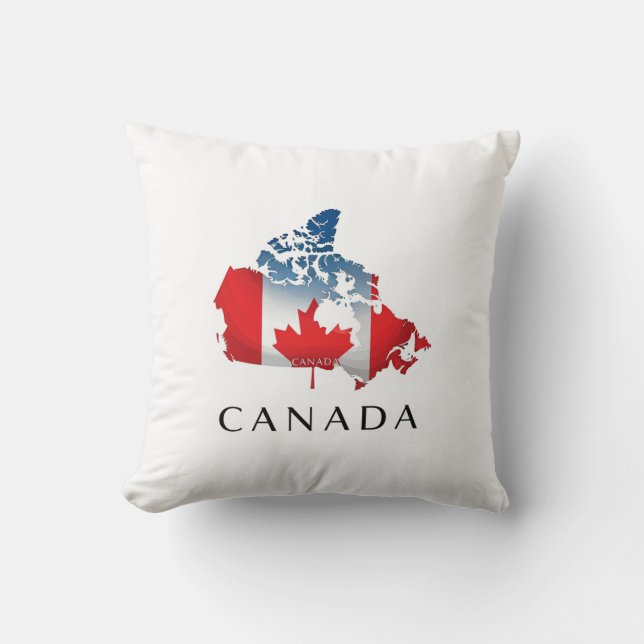 Coussin Canada : Le pays de la feuille d'érable (Recto)