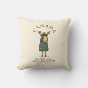 Coussin Canada Moose Neighbours Watch