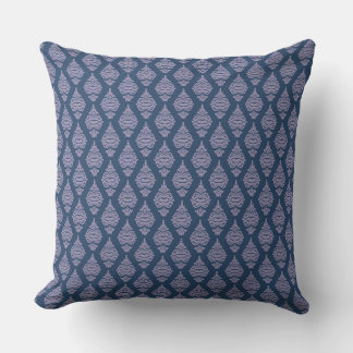 Coussin Canapé bleu Damask