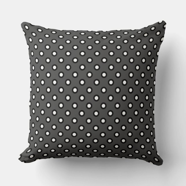 Coussin Canapé cushion gris Charbon (Recto)