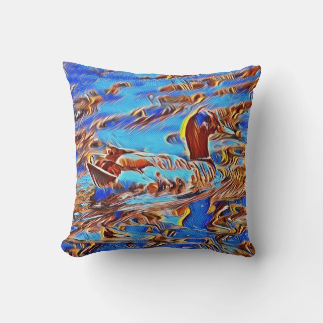 Coussin Canard à deux côtés (Recto)