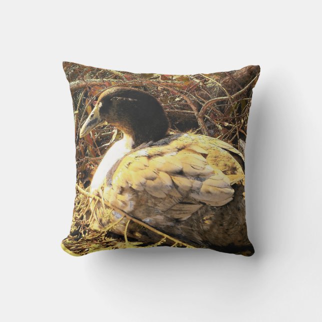 Coussin Canard camouflé (Recto)
