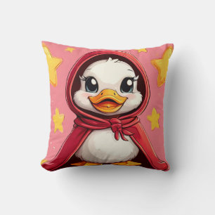 Coussin Canard de dessin animé mignon